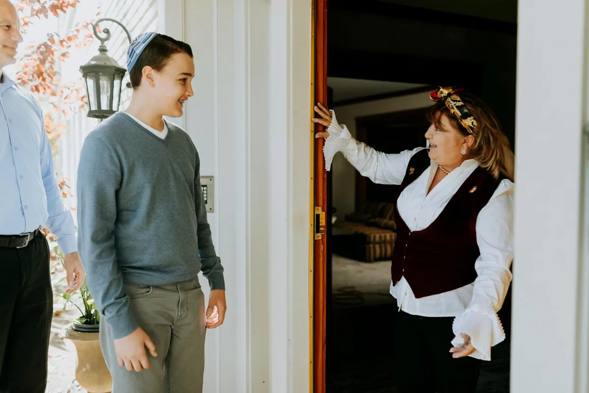 A meaningful Jewish family moment